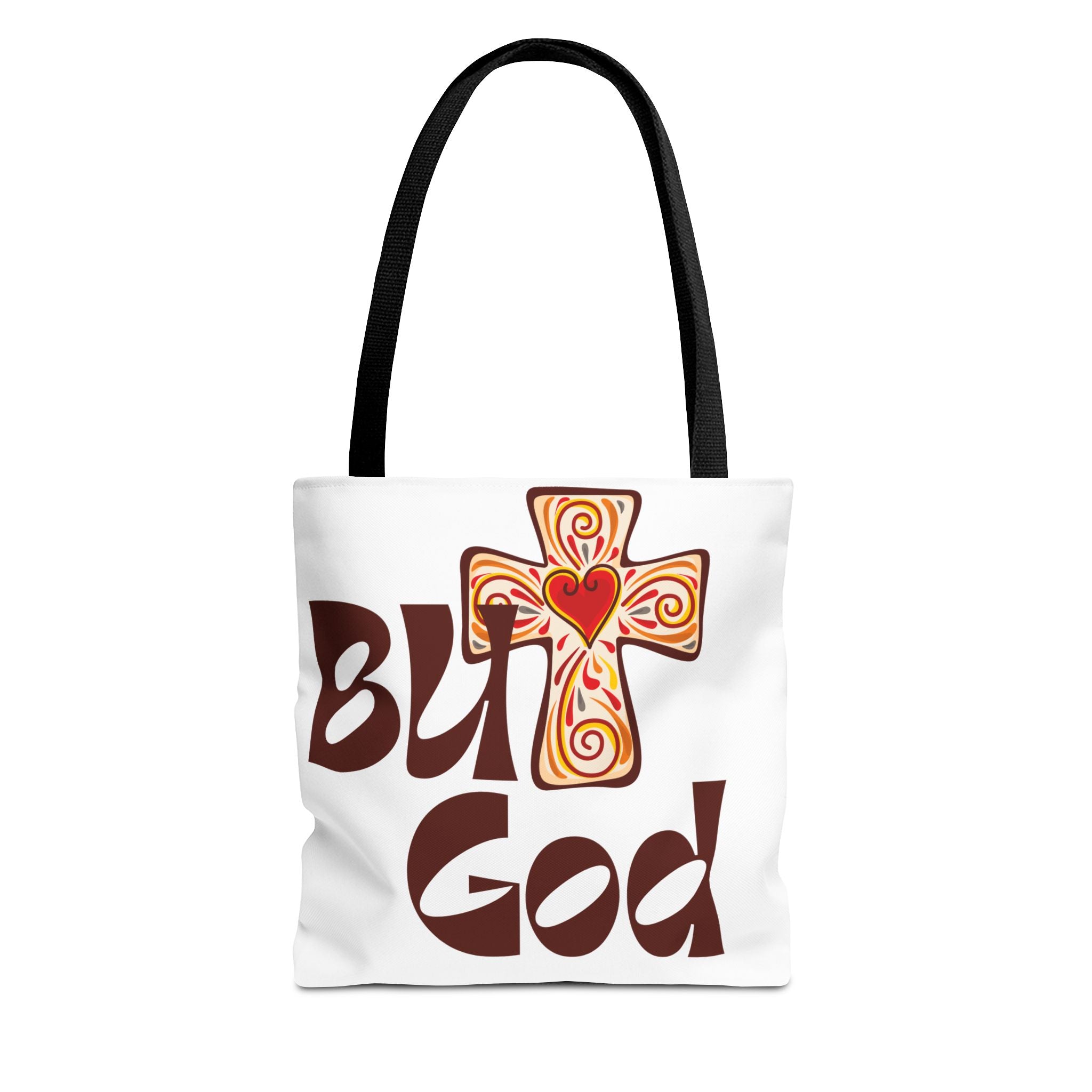 But God Print Double Sided Tote Bag