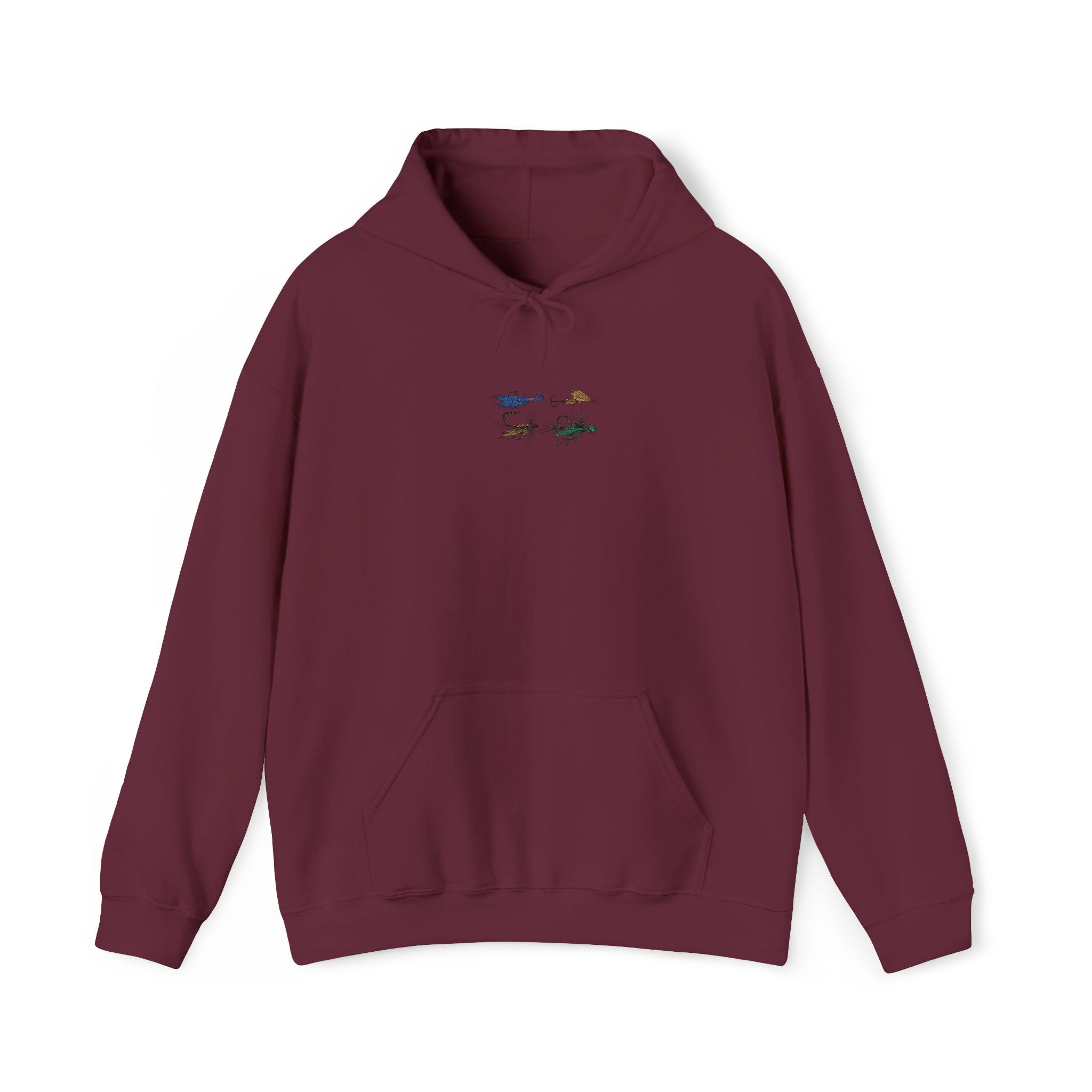 Embroidered Fishing Lure Unisex Hoodie