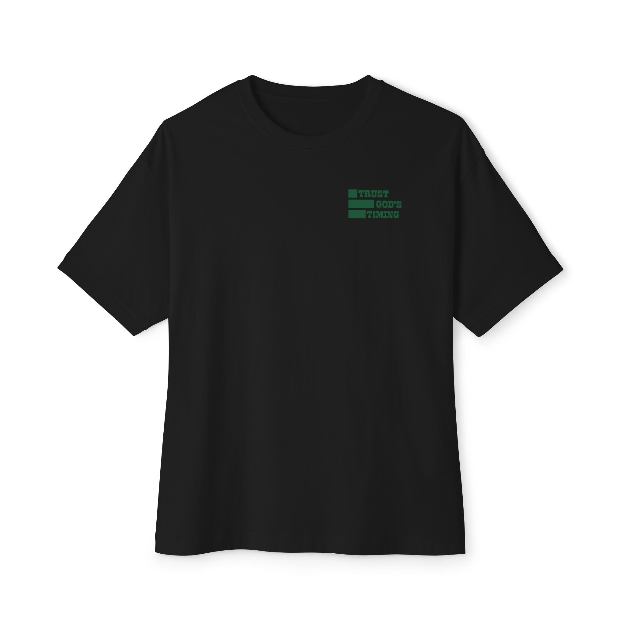 Trust God's Timing Unisex Oversized Boxy Tee