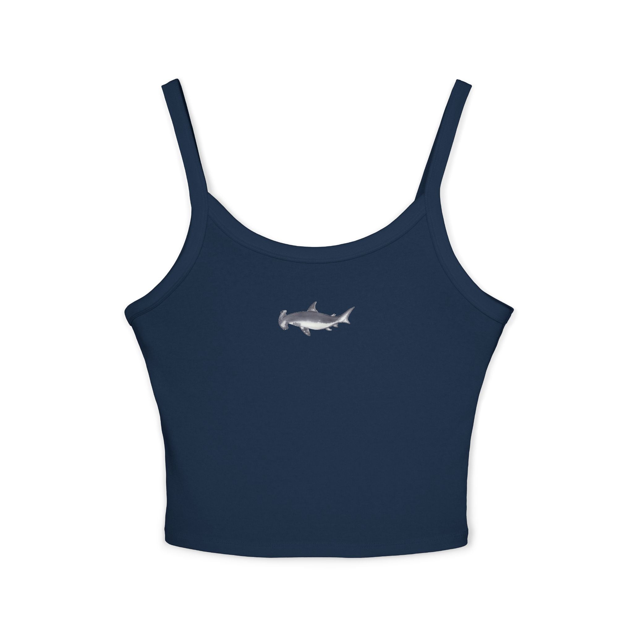 Hammerhead Shark Print Spaghetti Strap Tank Top