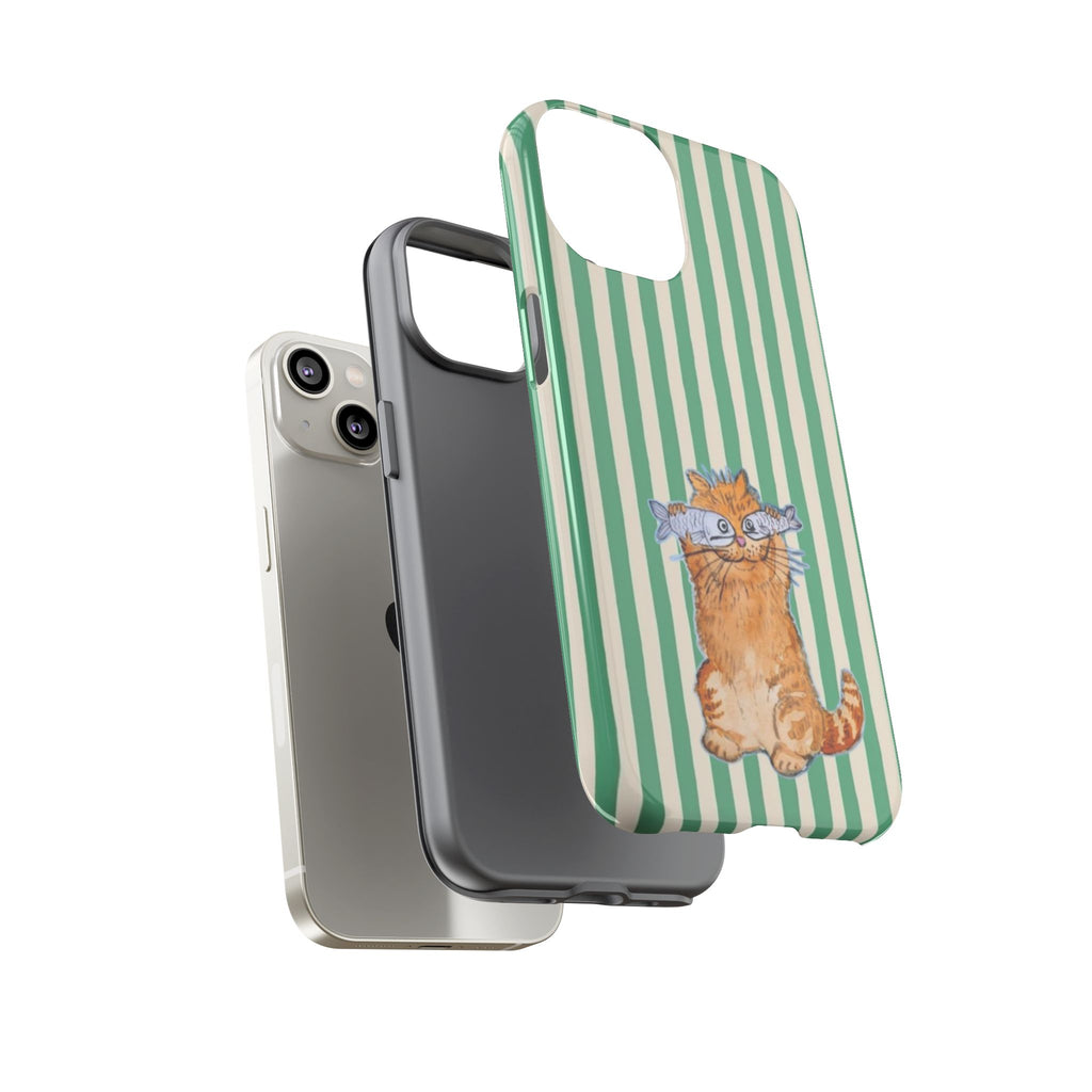 Fun Kitty n Fish - Phone Case