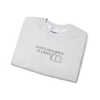 "A lot can happen in 3 days" Embroidered Unisex Crewneck Sweatshirt