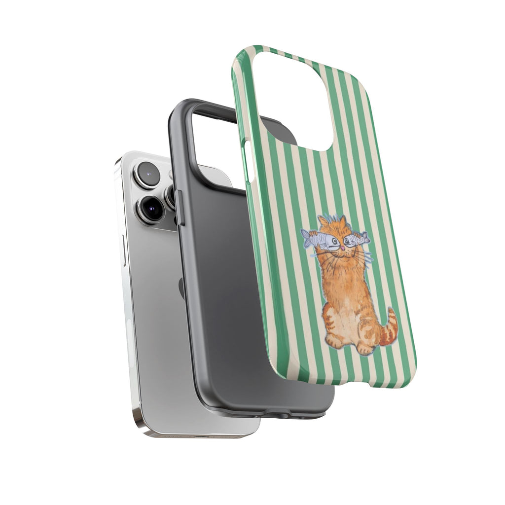Fun Kitty n Fish - Phone Case