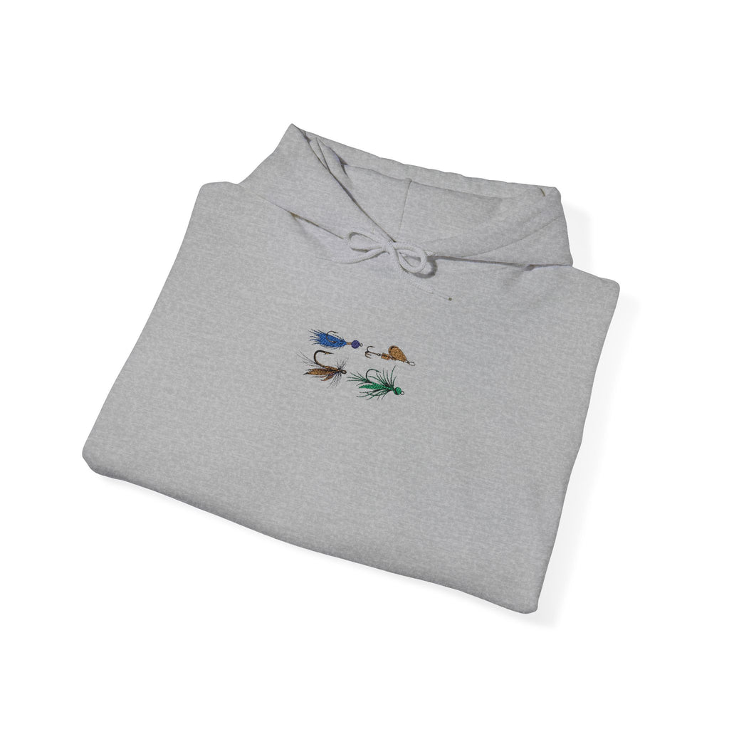 Embroidered Fishing Lure Unisex Hoodie