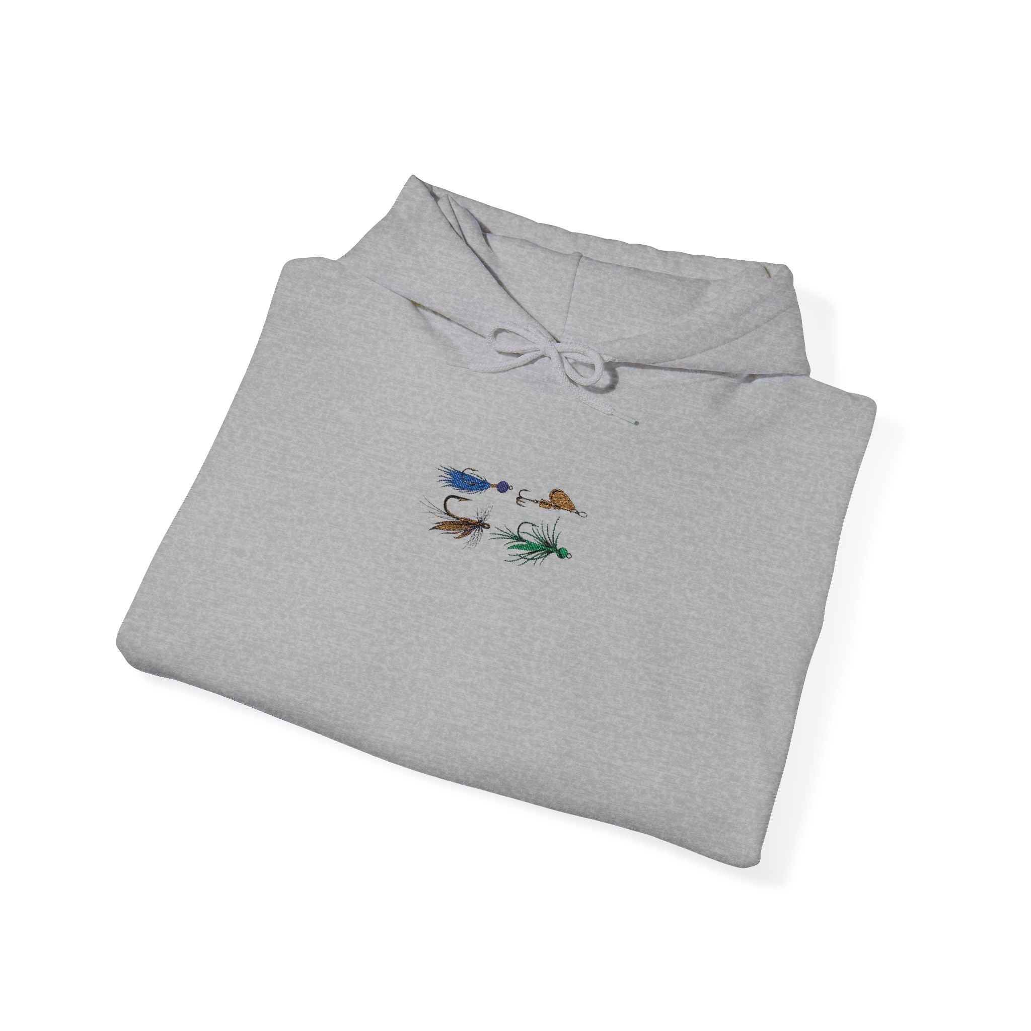 Embroidered Fishing Lure Unisex Hoodie