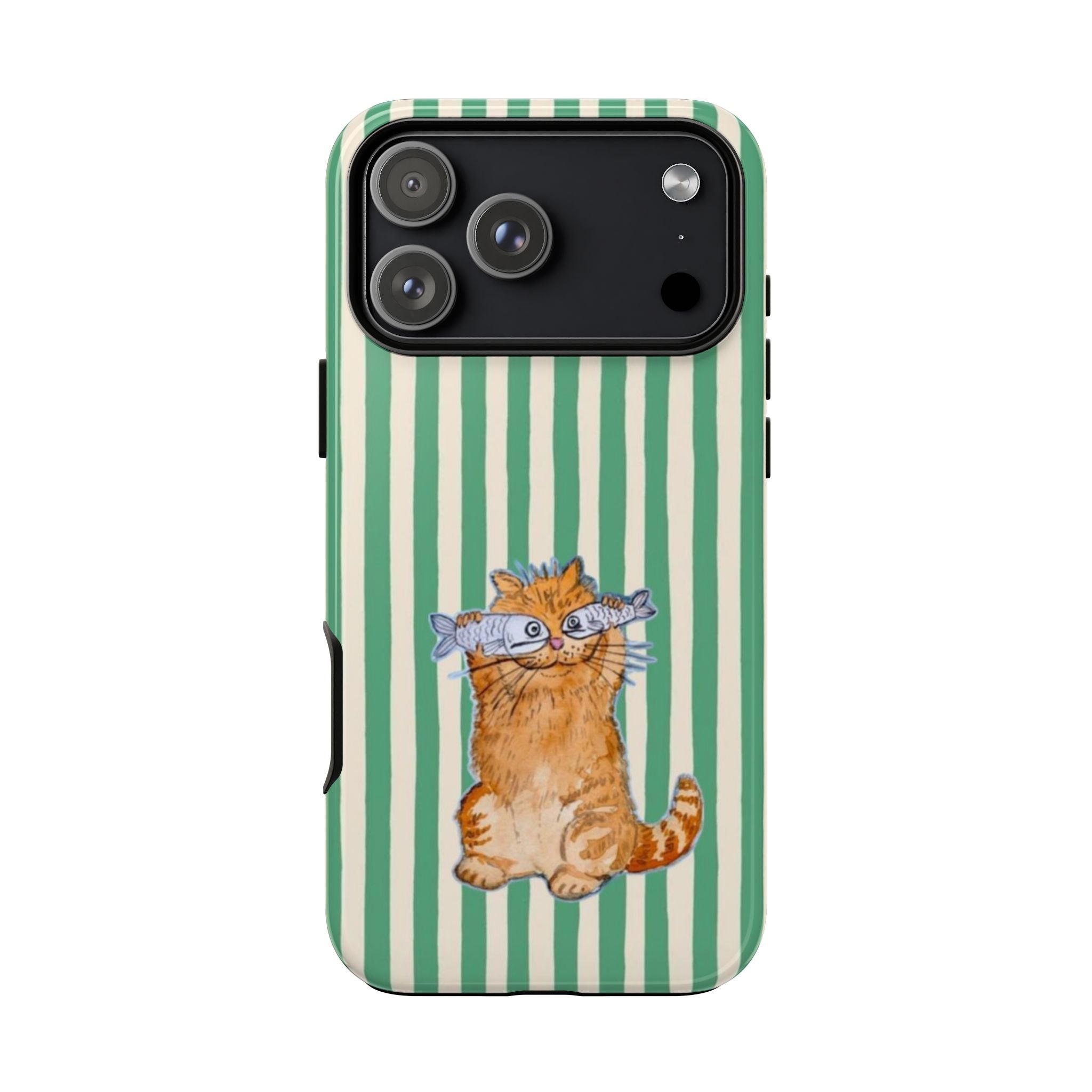 Fun Kitty n Fish - Phone Case