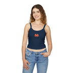Crab Print Spaghetti Strap Tank Top