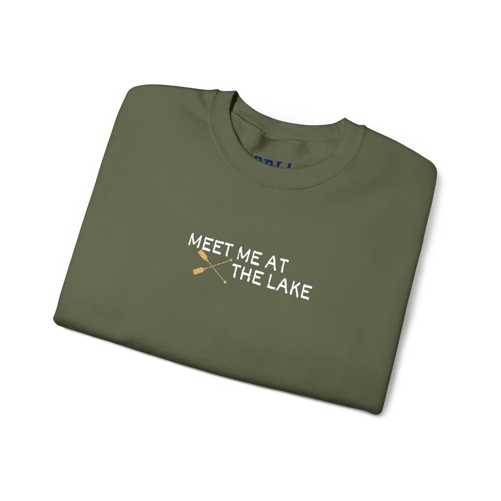 Meet me at the Lake Embroidered Unisex Sweatshirt Crewneck