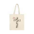 Merry Christmas Cross Tote Bag