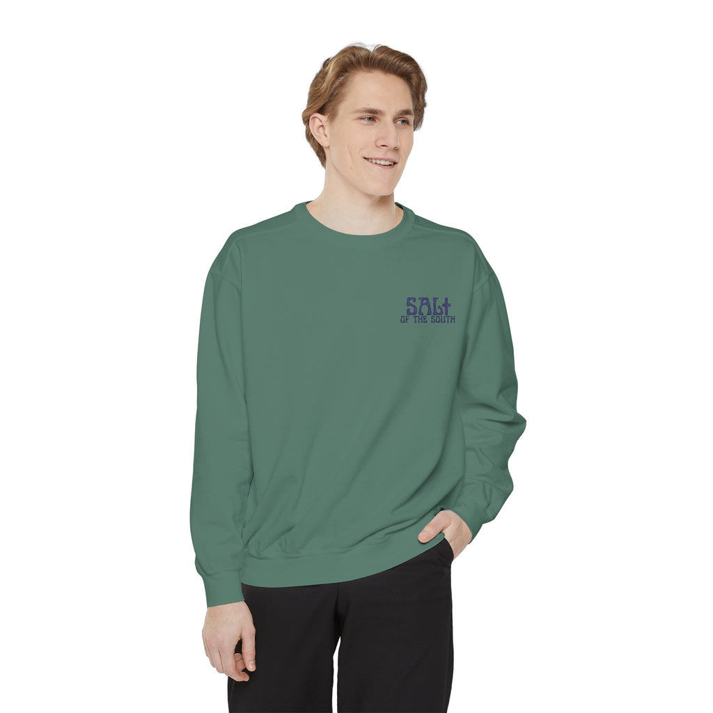 Salt of the South logo, Embroidered Crewneck Sweatshirt