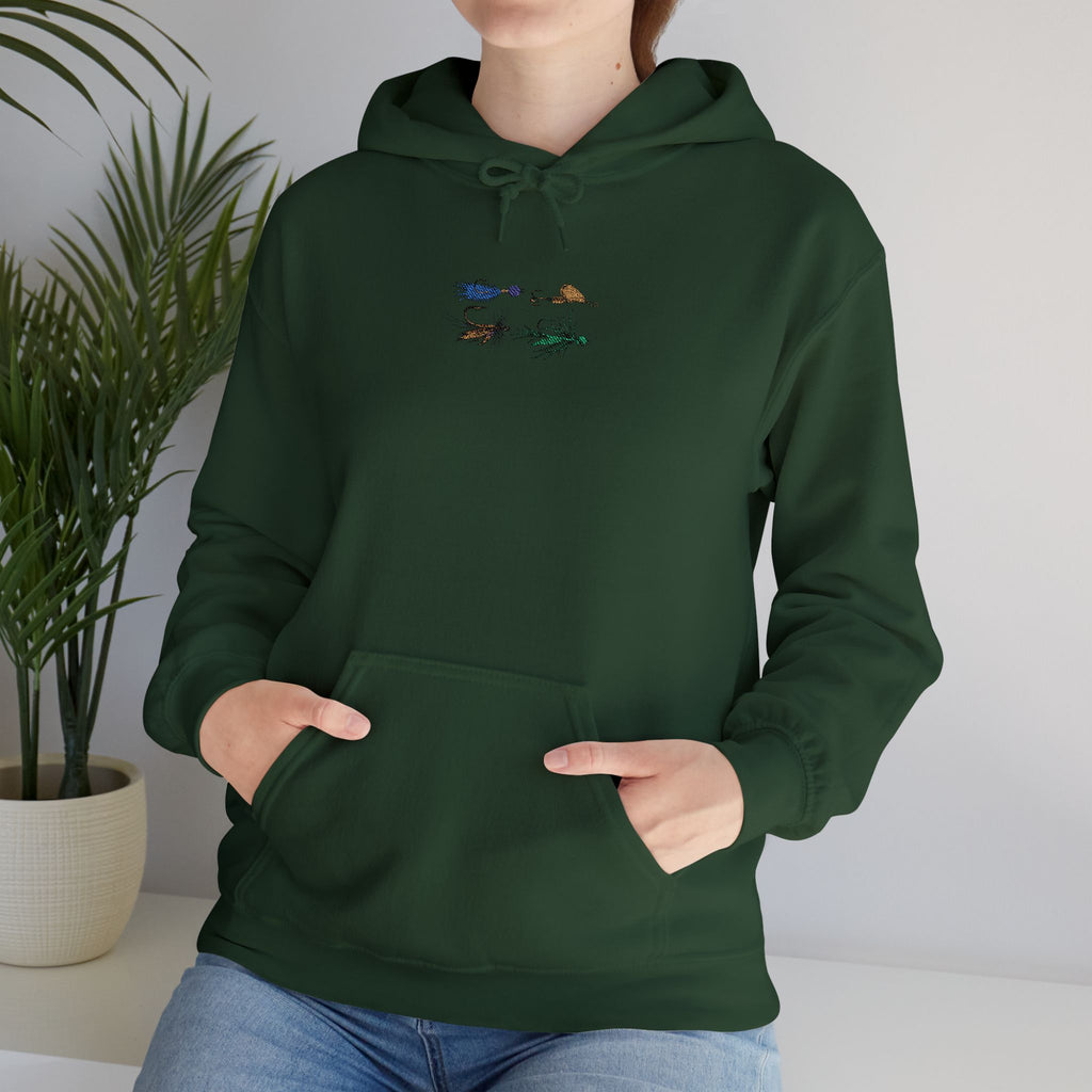 Embroidered Fishing Lure Unisex Hoodie