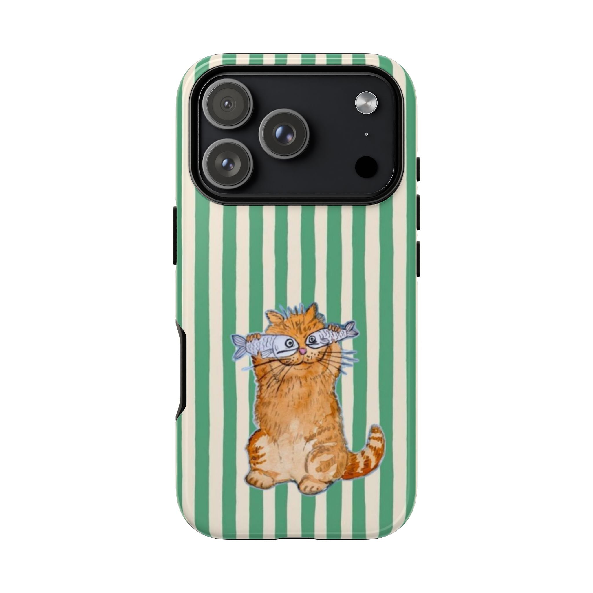 Fun Kitty n Fish - Phone Case