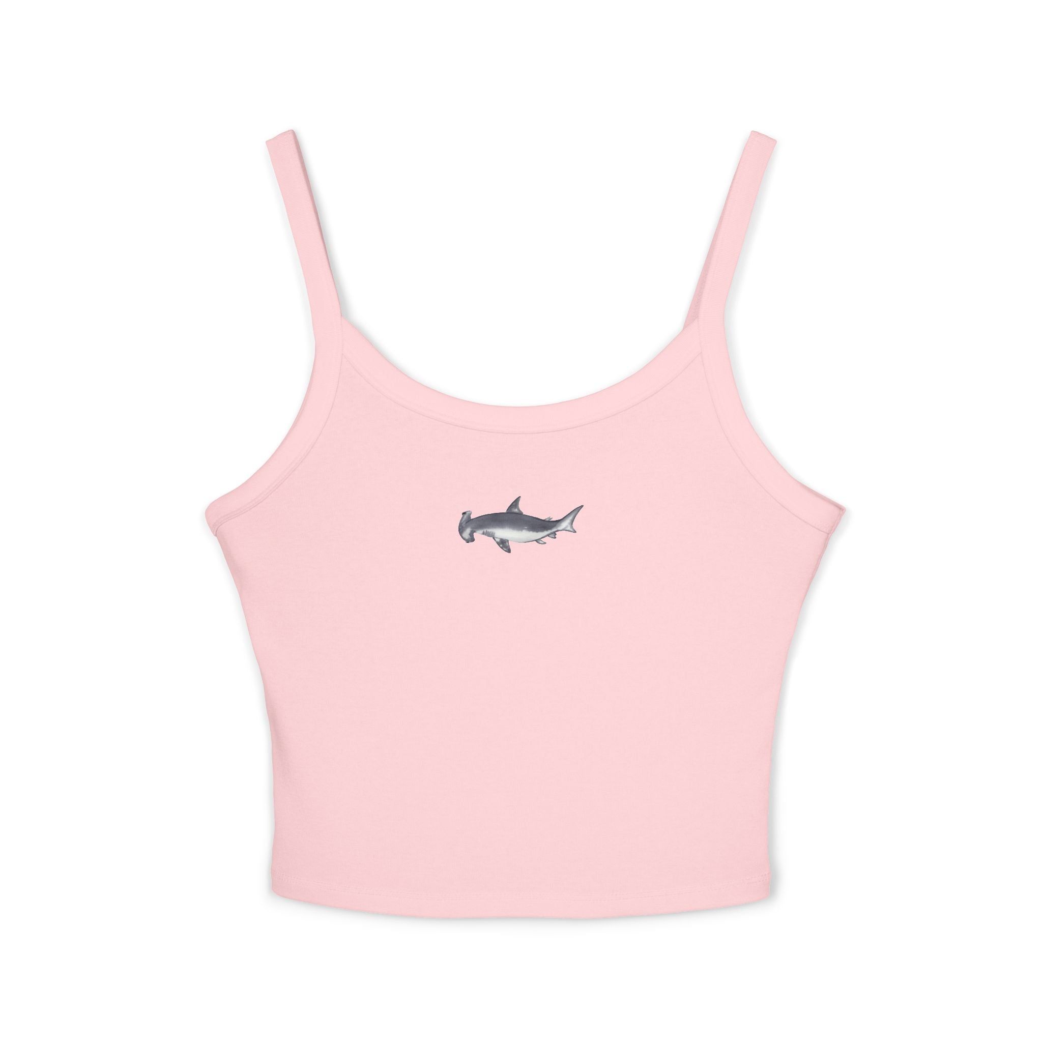 Hammerhead Shark Print Spaghetti Strap Tank Top