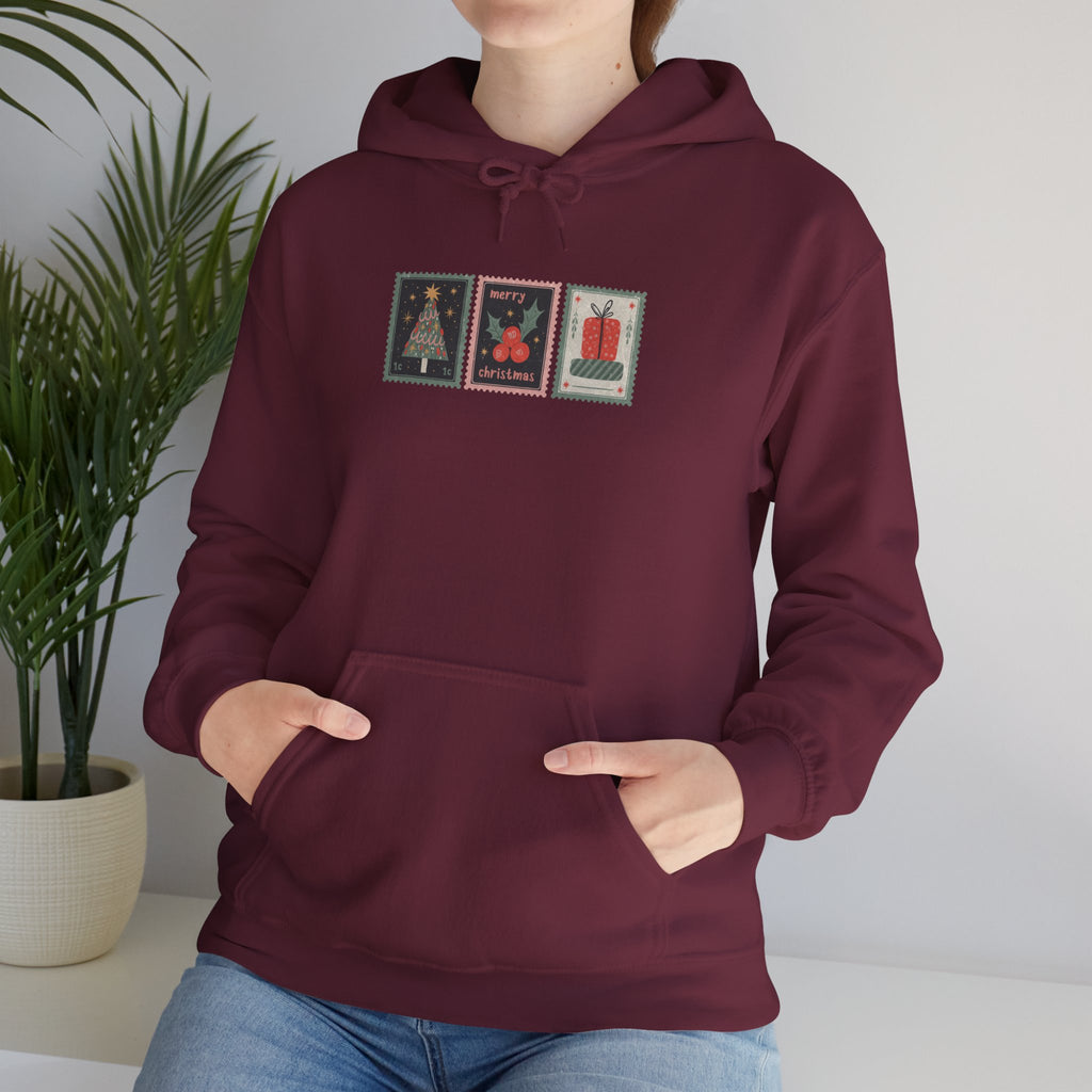 Christmas Stamp Trio - Unisex Hoodie