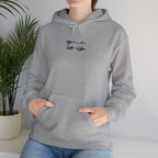 Embroidered Fishing Lure Unisex Hoodie