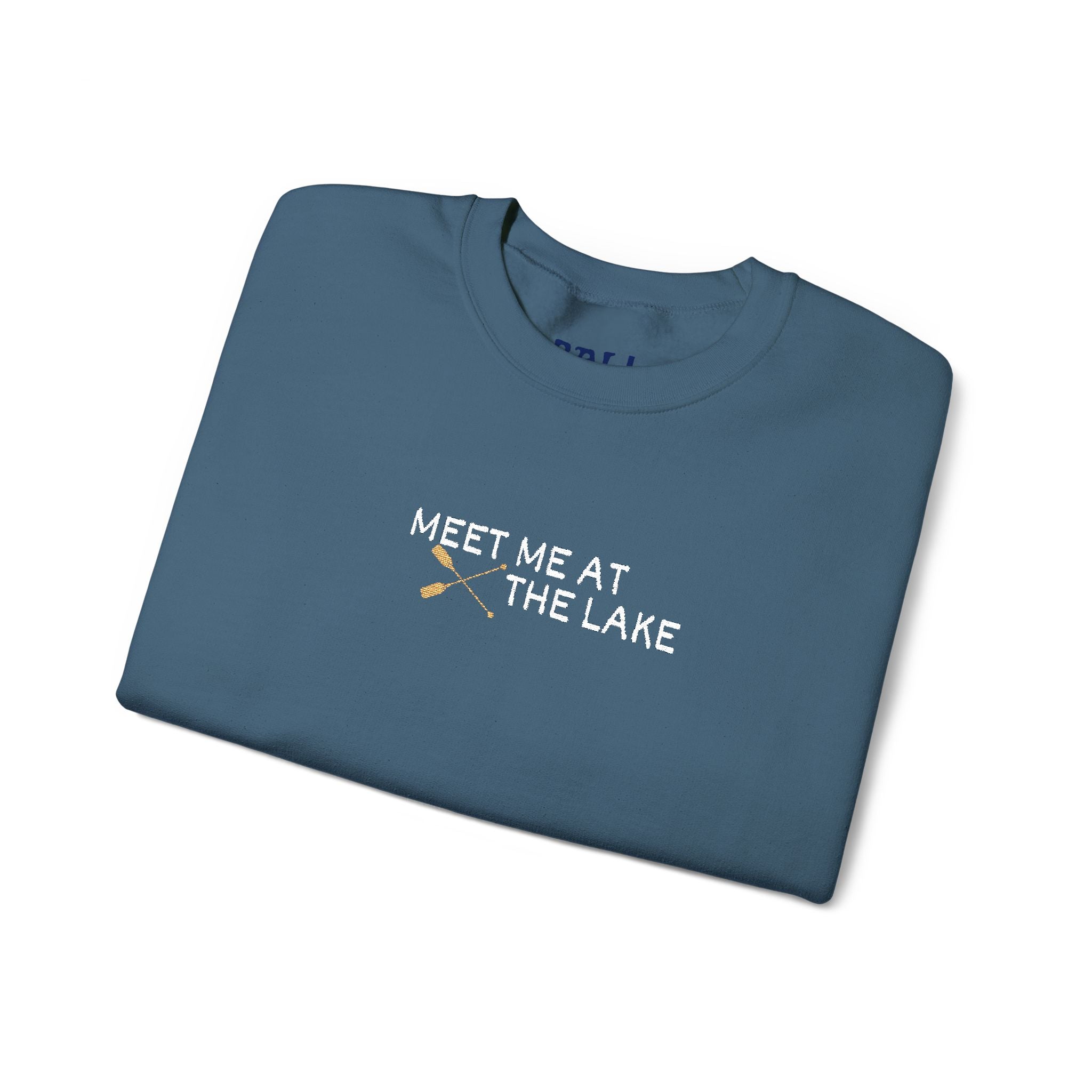 Meet me at the Lake Embroidered Unisex Sweatshirt Crewneck