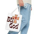 But God Print Double Sided Tote Bag