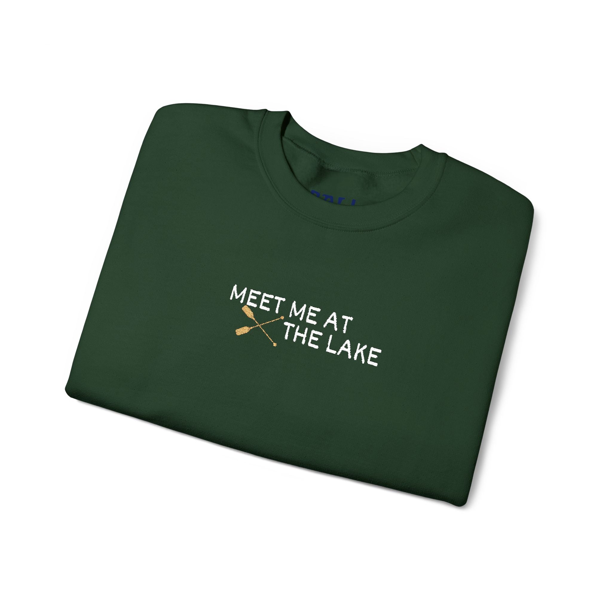 Meet me at the Lake Embroidered Unisex Sweatshirt Crewneck