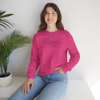 "A lot can happen in 3 days" Embroidered Unisex Crewneck Sweatshirt