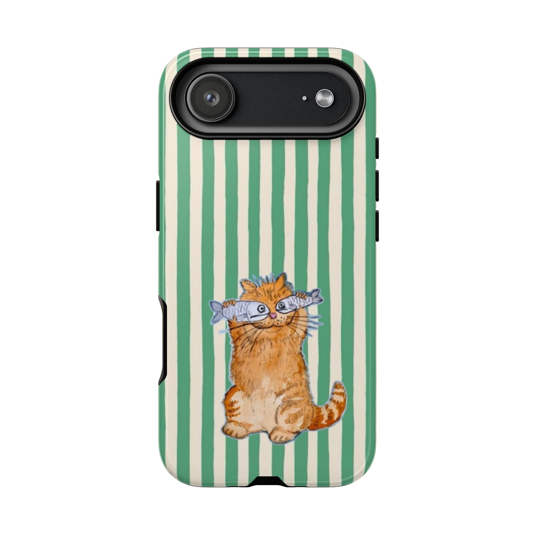 Fun Kitty n Fish - Phone Case