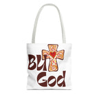 But God Print Double Sided Tote Bag