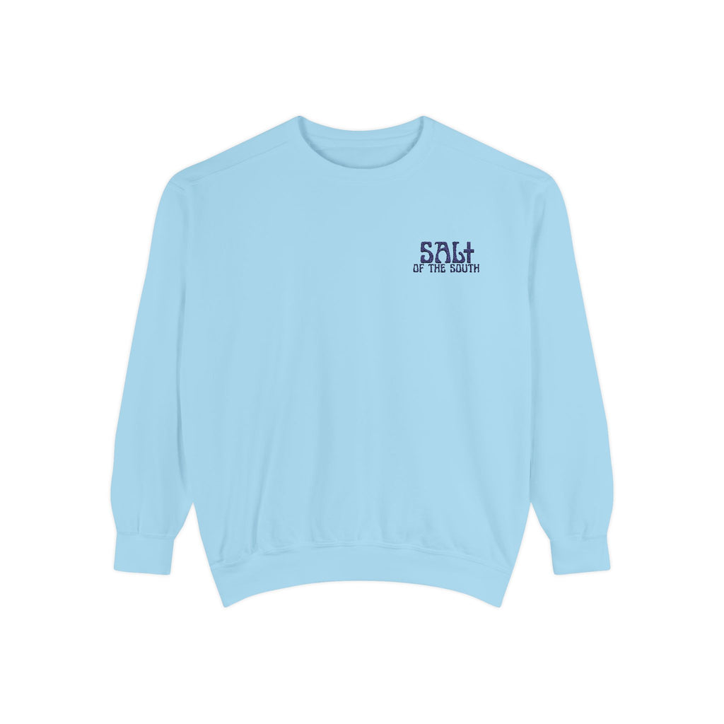 Salt of the South logo, Embroidered Crewneck Sweatshirt