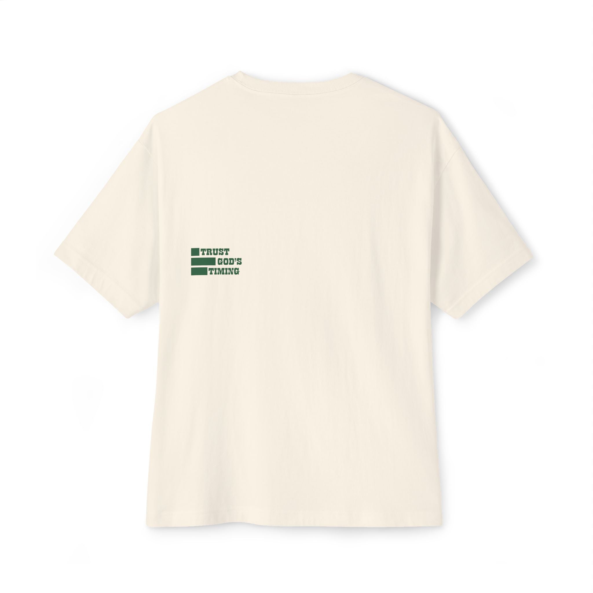 Trust God's Timing Unisex Oversized Boxy Tee