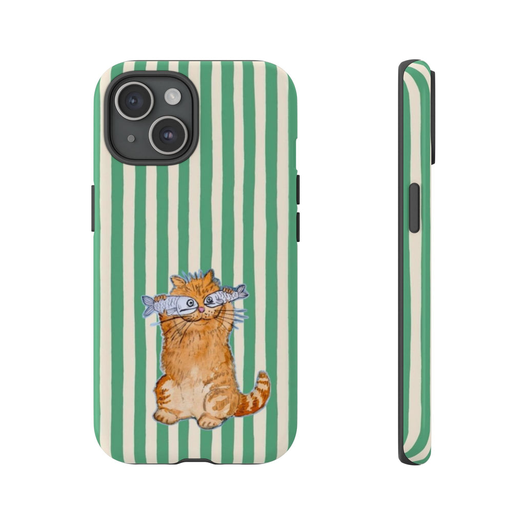 Fun Kitty n Fish - Phone Case