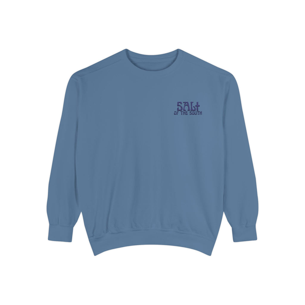 Salt of the South logo, Embroidered Crewneck Sweatshirt