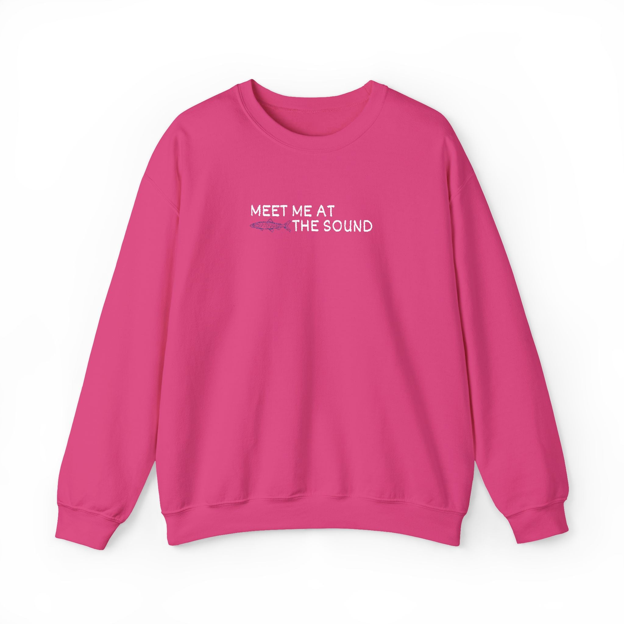 Meet me at the Sound Embroidered  Unisex Crewneck Sweatshirt