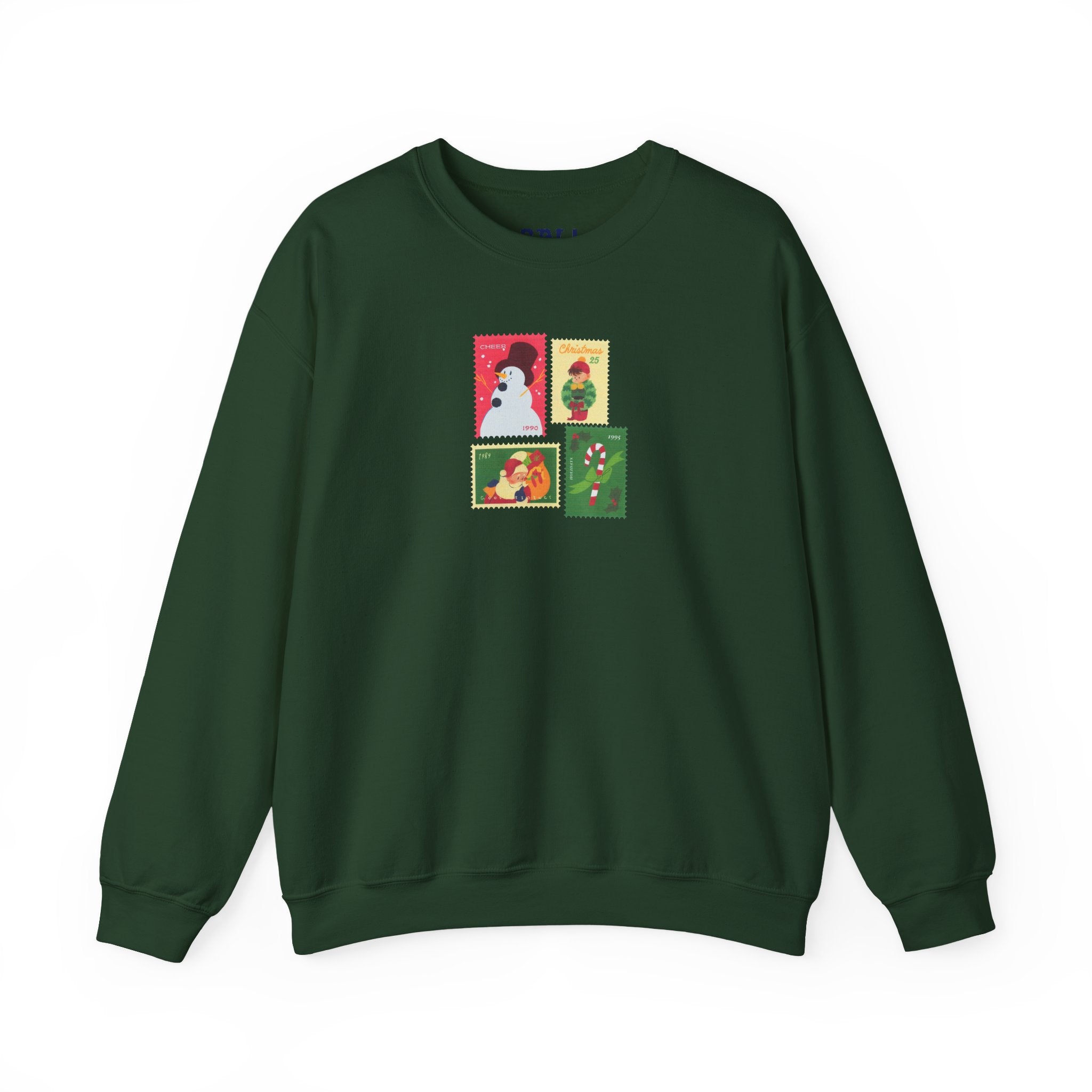 Christmas Stamps - Unisex Crewneck Sweatshirt