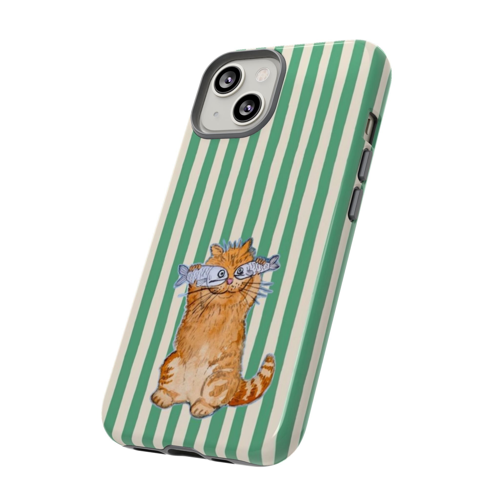 Fun Kitty n Fish - Phone Case