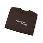 Meet me at the Lake Embroidered Unisex Sweatshirt Crewneck
