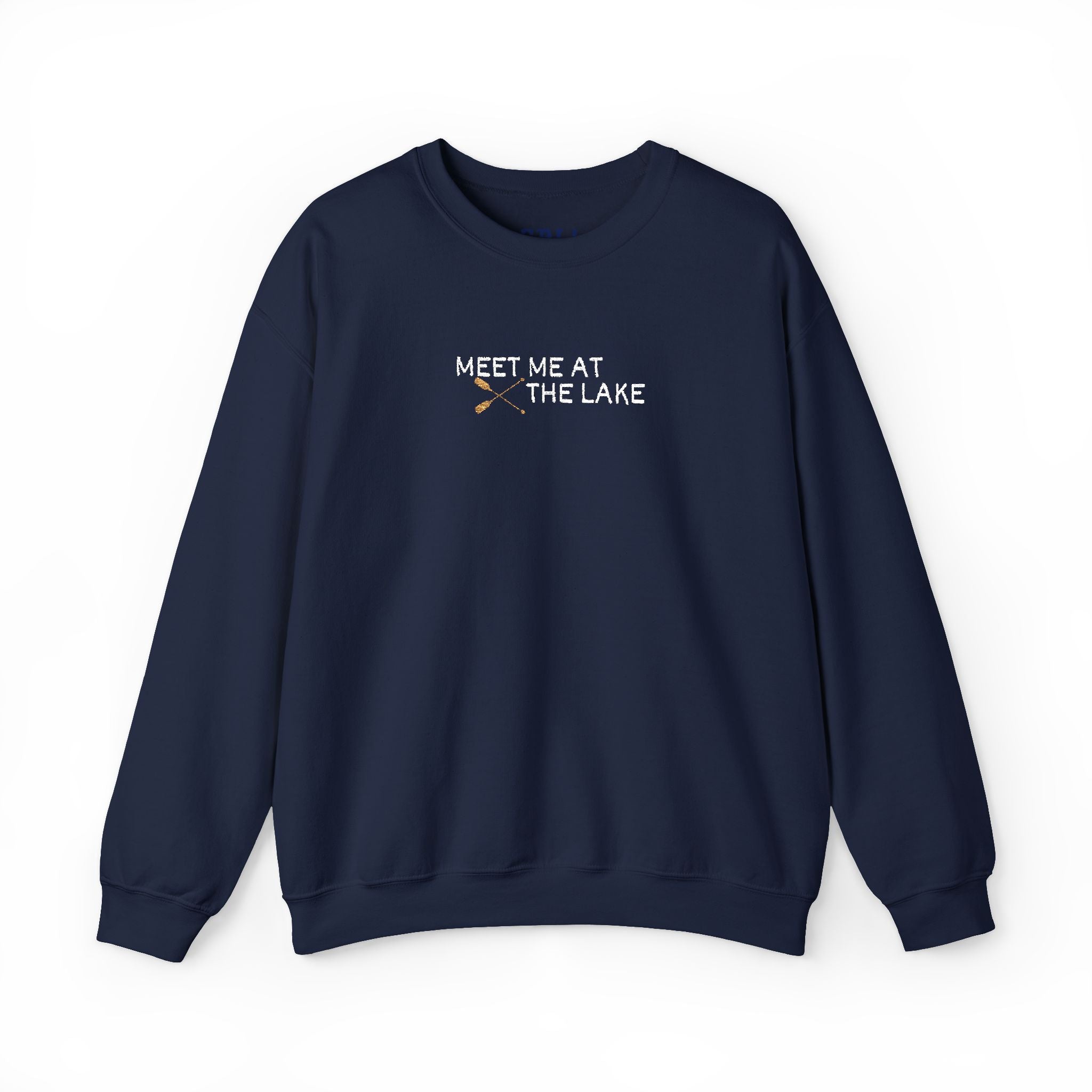 Meet me at the Lake Embroidered Unisex Sweatshirt Crewneck