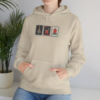 Christmas Stamp Trio - Unisex Hoodie