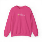 Meet me at the Lake Embroidered Unisex Sweatshirt Crewneck
