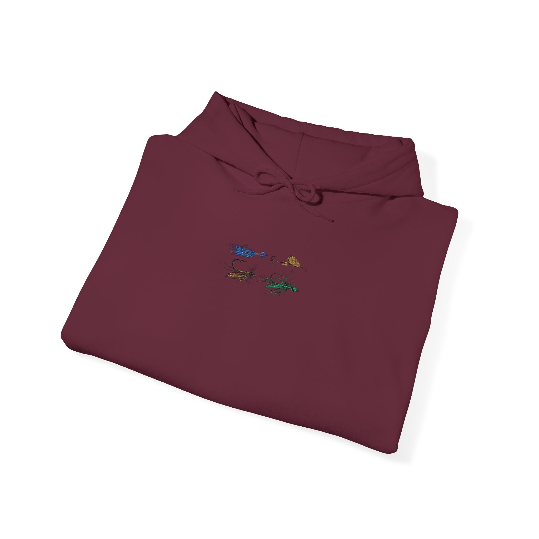 Embroidered Fishing Lure Unisex Hoodie