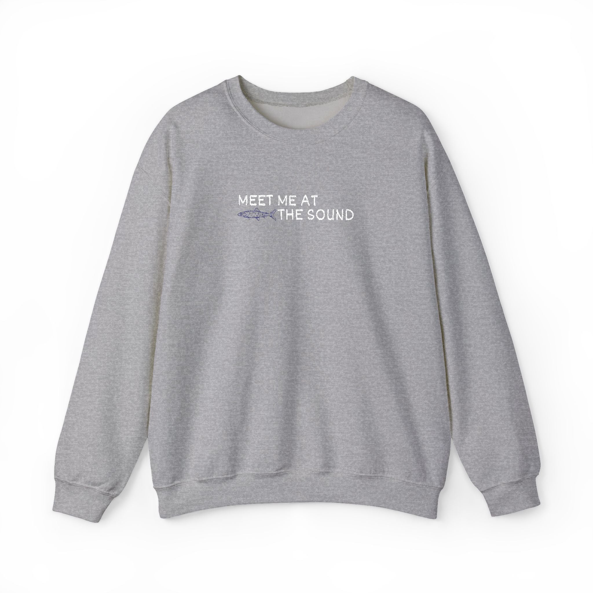 Meet me at the Sound Embroidered  Unisex Crewneck Sweatshirt