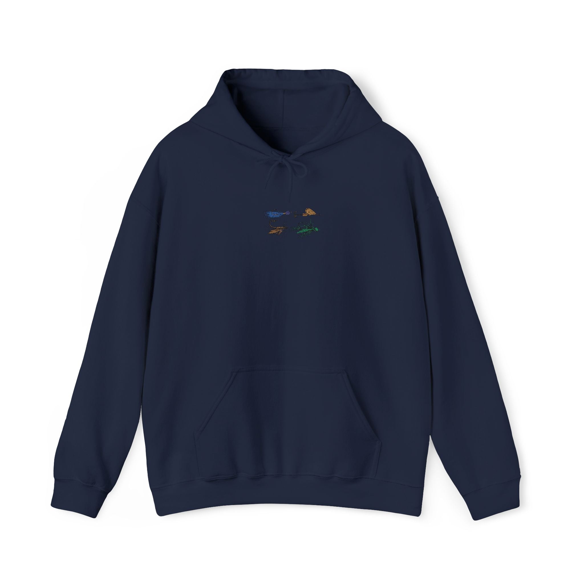 Embroidered Fishing Lure Unisex Hoodie