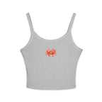 Crab Print Spaghetti Strap Tank Top