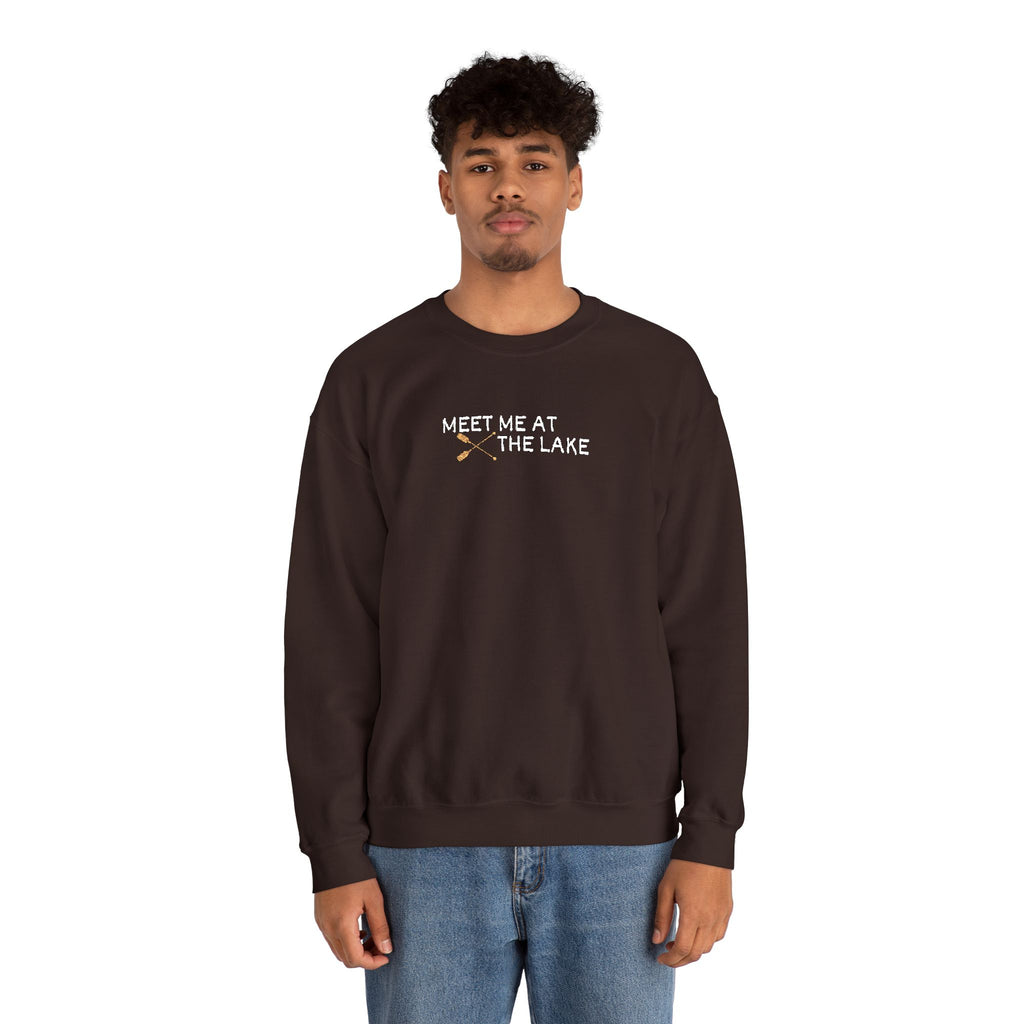 Meet me at the Lake Embroidered Unisex Sweatshirt Crewneck