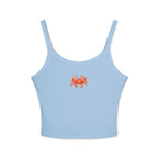 Crab Print Spaghetti Strap Tank Top