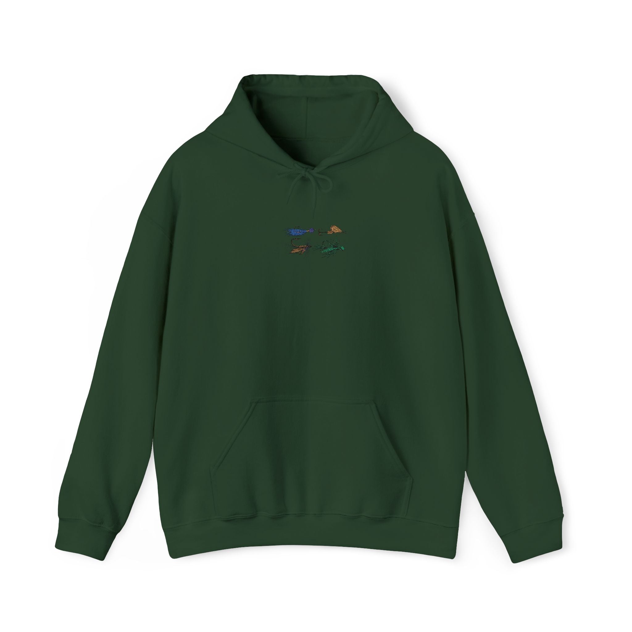 Embroidered Fishing Lure Unisex Hoodie