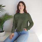 "A lot can happen in 3 days" Embroidered Unisex Crewneck Sweatshirt