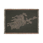 Rustic Cowboy Woven Blanket