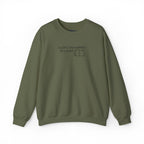 "A lot can happen in 3 days" Embroidered Unisex Crewneck Sweatshirt