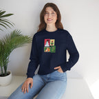 Christmas Stamps - Unisex Crewneck Sweatshirt