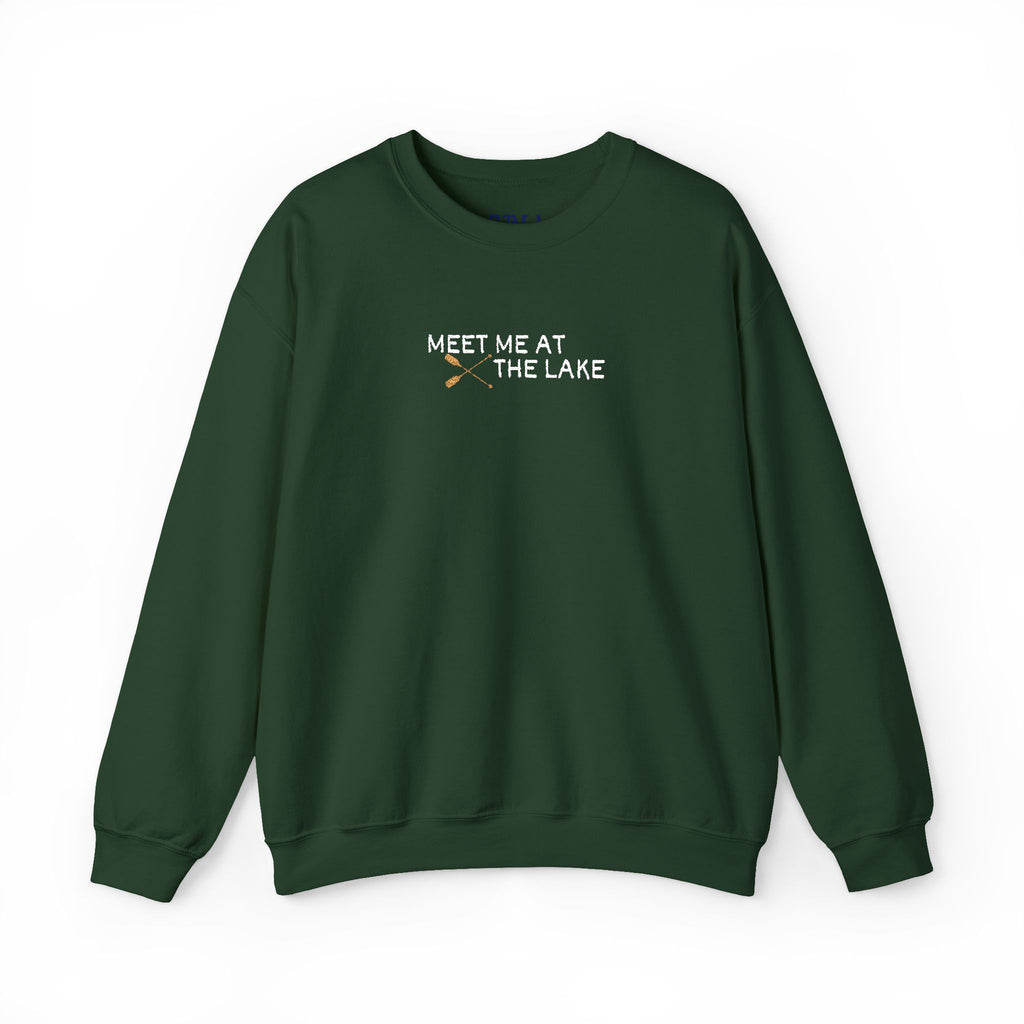 Meet me at the Lake Embroidered Unisex Sweatshirt Crewneck