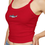 Hammerhead Shark Print Spaghetti Strap Tank Top