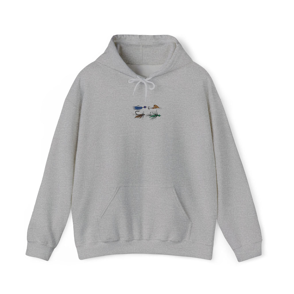 Embroidered Fishing Lure Unisex Hoodie